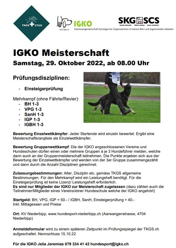 IGKO Meisterschaft